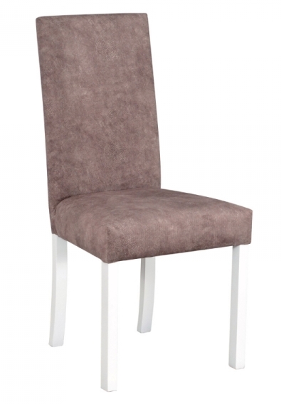 Jídelní židle ROMA 2 dřevo: bílá, potahový materiál: látka s dop