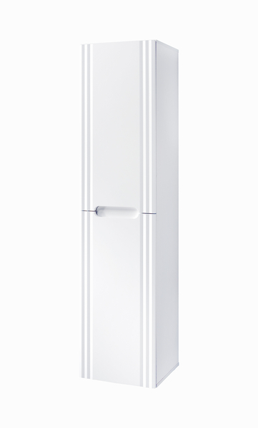 Koupelnová skříňka FIJI bílá 80-01, vysoká dřevěné nohy (4x) NE