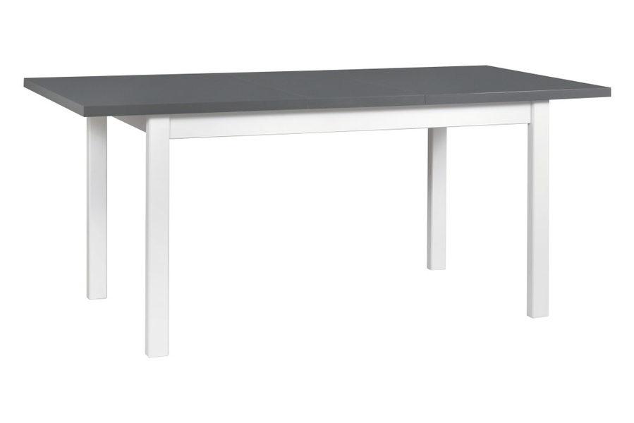 Jídelní stůl ALBA 2 deska stolu bílá, nohy stolu sonoma