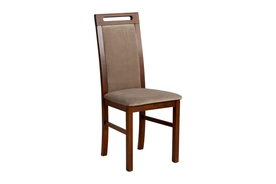 Jídelní židle ROMA 6 dřevo: ořech, látka: látka