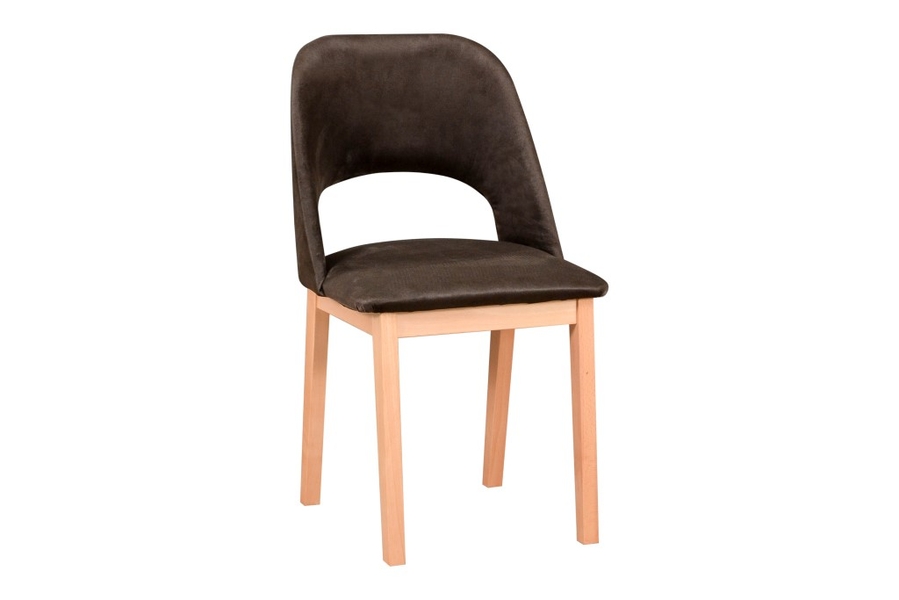 Jídelní židle MONTI 2 dřevo: bílá, potahový materiál: látka s do