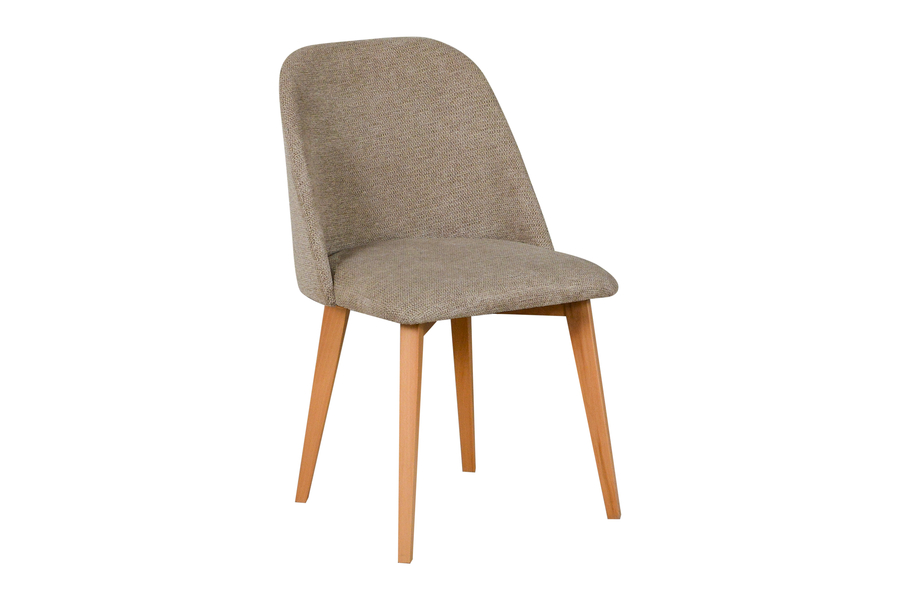 Jídelní židle MONTI 3 dřevo: bílá, potahový materiál: látka s do