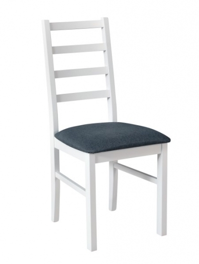 Jídelní židle NILO 8 dřevo: bílá, potahový materiál: látka s dop